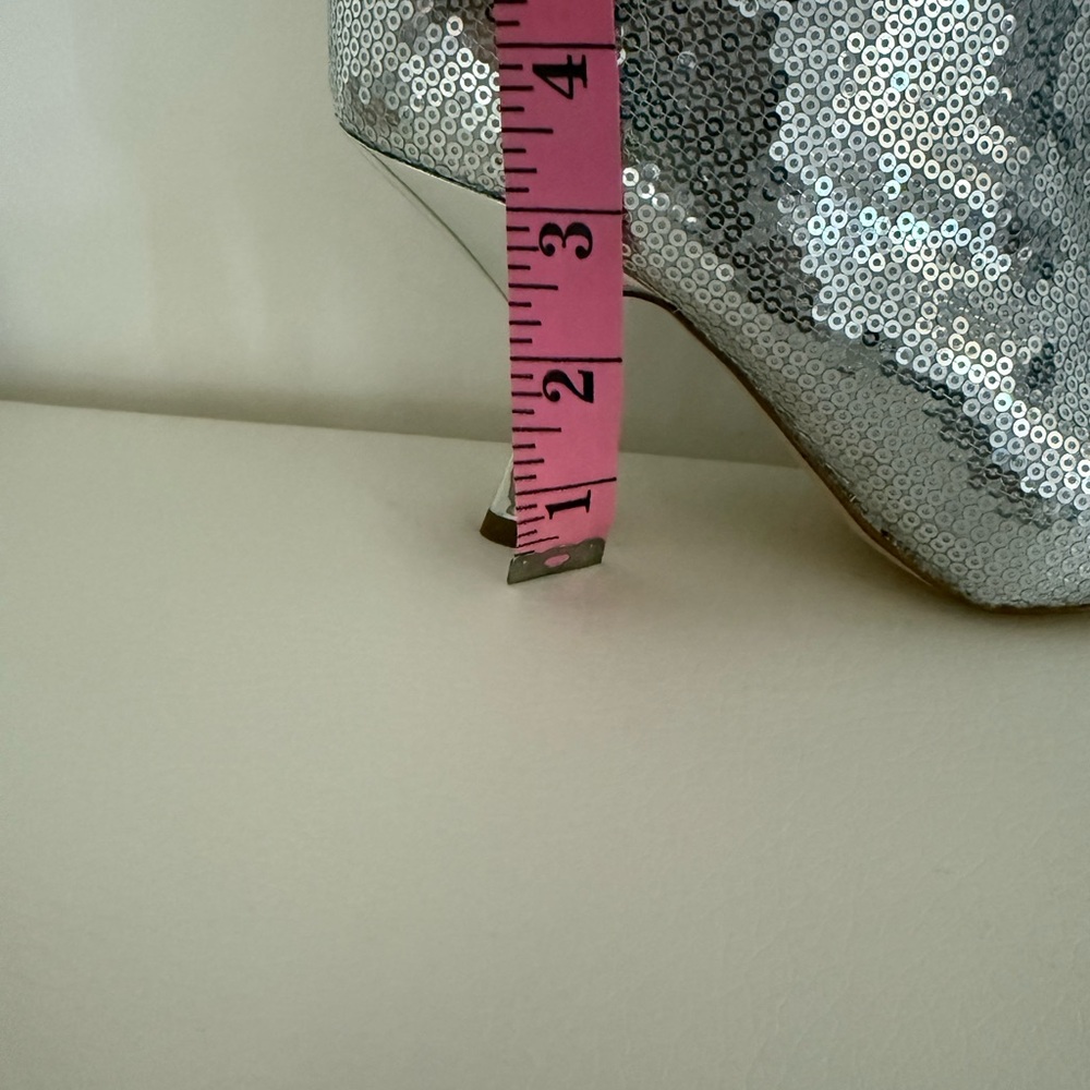 Michael Kors Sparkling Silver Over the Knee Boots - Picture 8 of 8